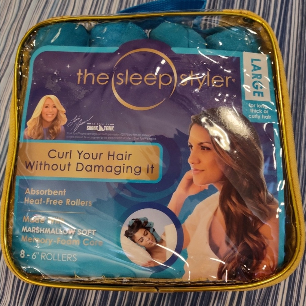 The Sleep Styler Sleep Rollers, size Large, NWOT
